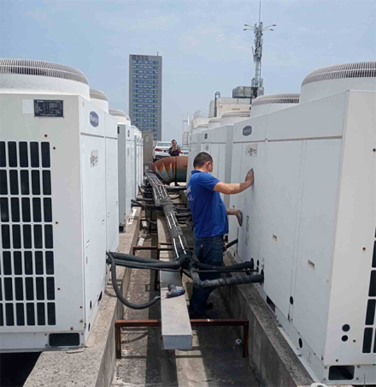 科尔沁中央空调制热和不制冷系统维修方法